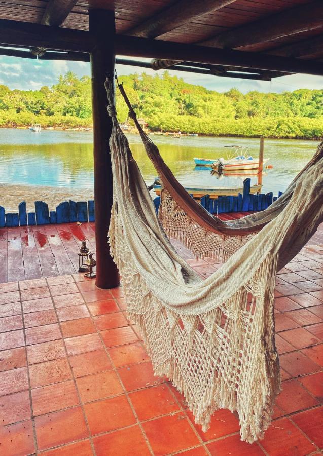 Casinha Azul Caraiva - Casa Completa Na Beira Do Rio Villa Luaran gambar