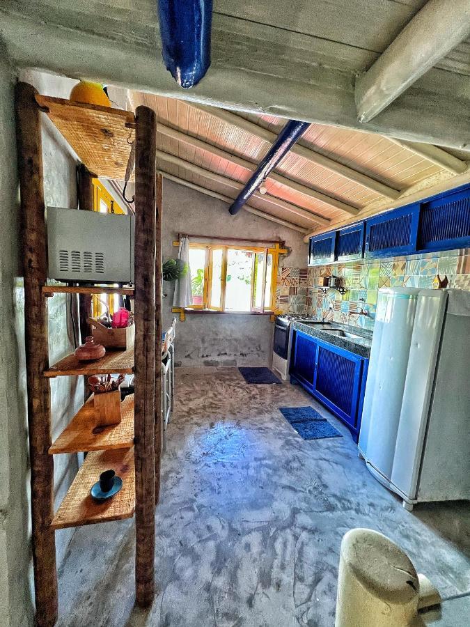 Casinha Azul Caraiva - Casa Completa Na Beira Do Rio Villa Luaran gambar