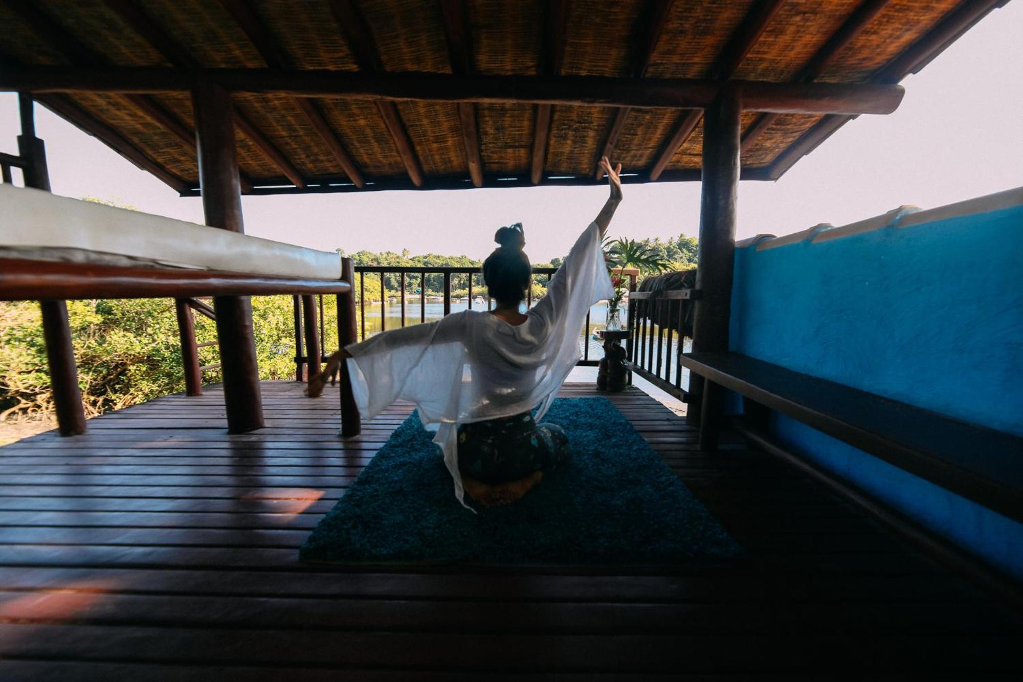 Casinha Azul Caraiva - Casa Completa Na Beira Do Rio Villa Luaran gambar